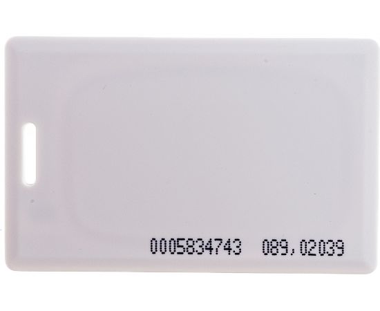 Карта доступа REXANT с прорезью RFID ключ 125KHz формат EM-Marin 46-0227-1 – изображение 2