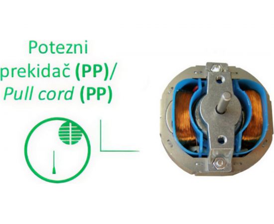 Вентилятор MTG A120S-PP шнуровой выключатель 4559A – изображение 2