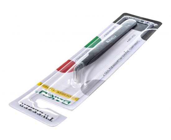 Загнутый пинцет BAKU BK-7-SA черный 755253 – изображение 2