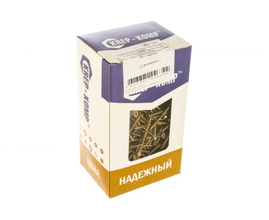 Саморез КРЕП-КОМП желтый цинк POZY 3,5х45 500шт жд3545ф – изображение 2