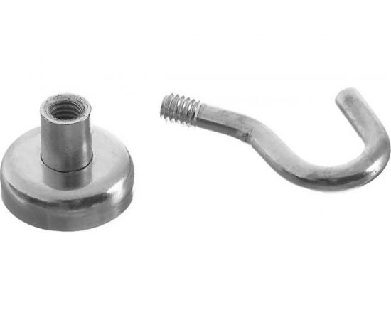 Магнит неодимовый с крючком для авто Cartage d 16 мм, сцепление 7 кг 5180111 – изображение 3