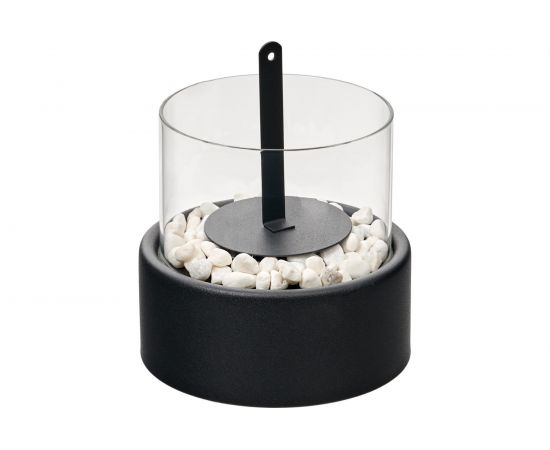 Настольный биокамин BRADEX ROUND 16x16x15 см, из металла, стекла TD 0748 – изображение 3