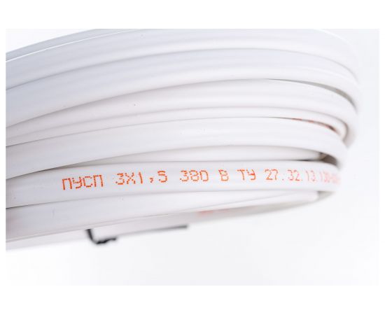Провод ПУСП TDM 3x1,5 10м, белый Народный SQ0126-0016 – изображение 3