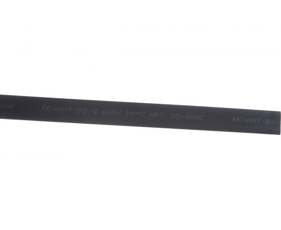Термоусадка REXANT 8.0/4.0 мм, 1м, черная 20-8006 – изображение 4