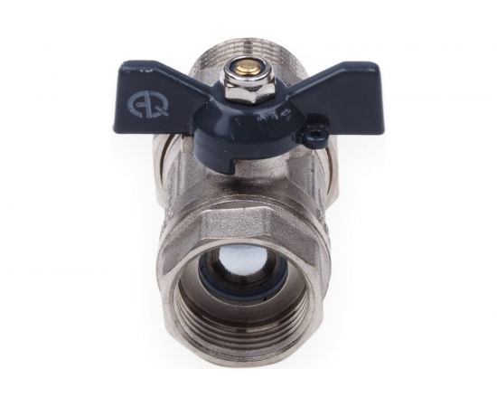 Шаровой кран со сгоном AQUALINK вн-нар 3/4 U B бабочка 1168 – изображение 5