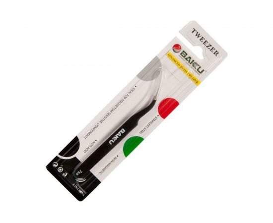 Загнутый пинцет BAKU BK-7-SA черный 755253 – изображение 5