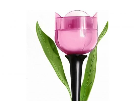 Садовый светильник на солнечной батарее Uniel USL-C-451/PT305 PINK TULIP UL-00004276 – изображение 5