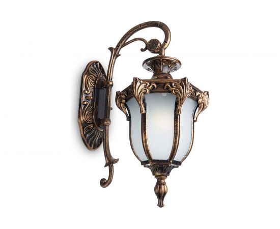 Садово-парковый светильник FERON PL4042 60W 230V E27 270х175х410мм черное золото 11422 