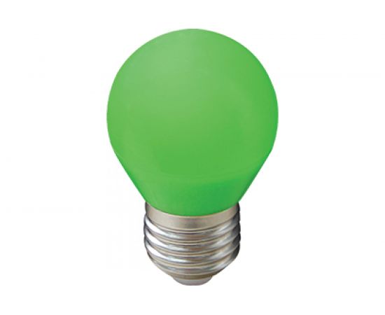Светодиодная лампа Ecola globe LED color 5,0W G45 220V E27 Green шар Зеленый матовая колба 77x45 K7CG50ELB 