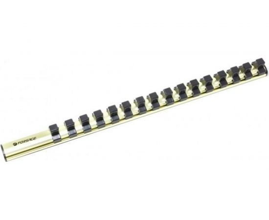 Магнитная планка-держатель для головок 3/8"" Forsage на 16 предметов, в блистере 17595 F-819312M 