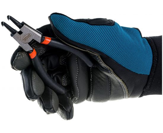 Съемник внешних стопорных колец изогнутый 130мм AV Steel AV-628130 