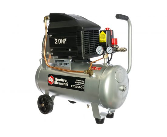 Масляный поршневой компрессор QUATTRO ELEMENTI CYCLONE-24 770-230 