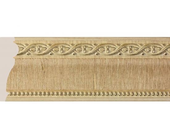 Потолочный плинтус Cosca 152-5 интерьерный багет, 85 мм, ясень золотистый СПБ016605 
