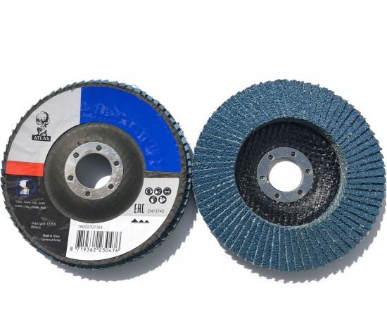 Диск лепестковый KX663 ATLAS (10 шт; 125x22 мм; Р60) Norton 78072707162 