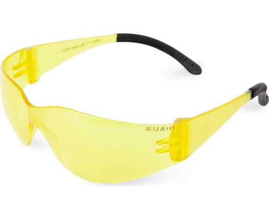 Защитные очки открытого типа Jeta Safety янтарные линзы из поликарбоната, JSG511-Y 