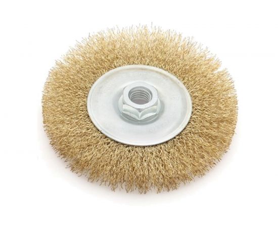 Щетка проволочная плоская 80 мм для УШМ Дело Техники 274080 