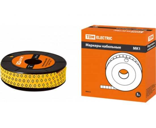 Маркер МК1 - 2,5мм символ 0 1000шт/ролл TDM SQ0511-0015 