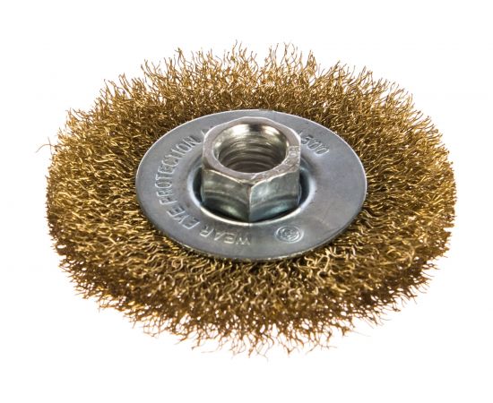 Щетка проволочная плоская 80 мм для УШМ Дело Техники 274080 – изображение 2