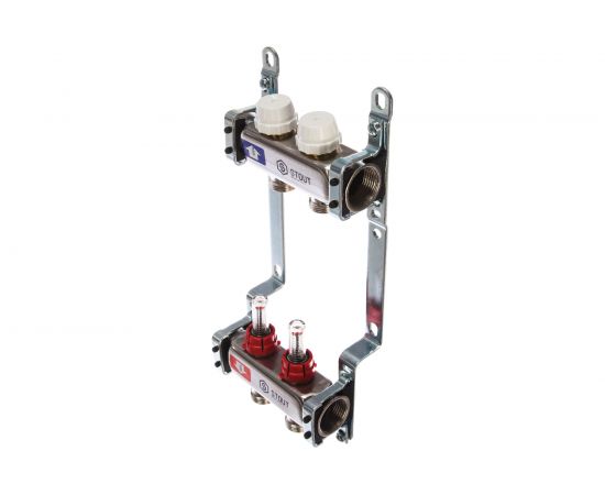 Коллектор из нержавеющей стали с расходомерами 2 вых. STOUT SMS 0917 000002 – изображение 2