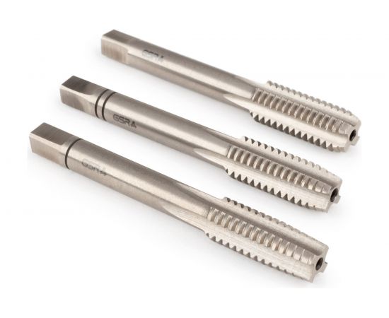 Ручные метчики GSR M8х1,25 HSSE DIN352 6H набор 3 шт для глухих и сквозных отверстий B00107210 – изображение 2