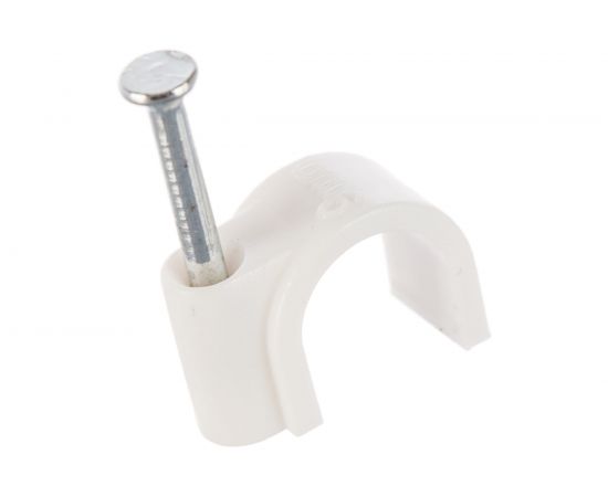 Круглая пластиковая скоба 9мм, 50шт TDM SQ0514-0016 – изображение 2