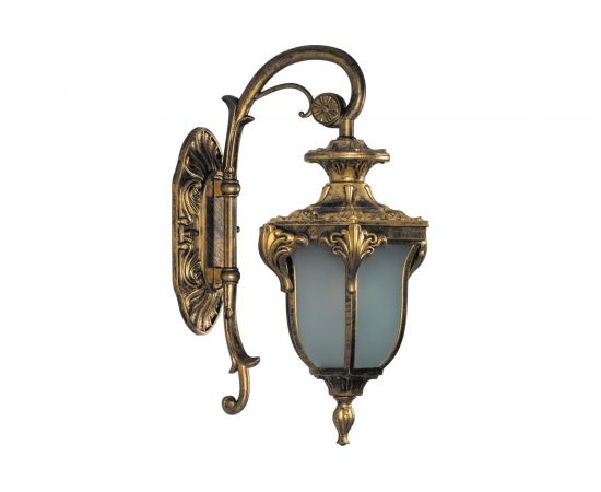 Садово-парковый светильник FERON PL4042 60W 230V E27 270х175х410мм черное золото 11422 – изображение 2