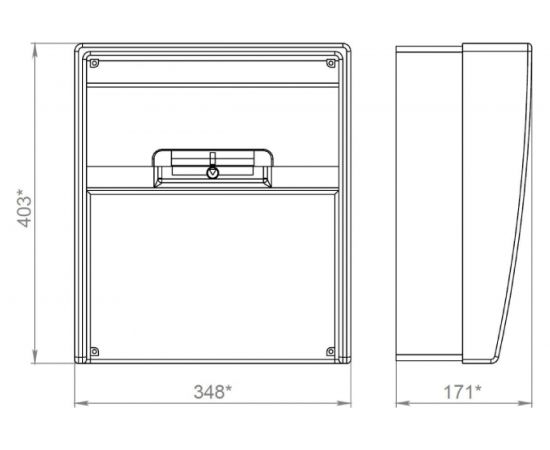 Навесной щит с розетками EVOL COMBOX ULTRA 17 0107-027-1 – изображение 2