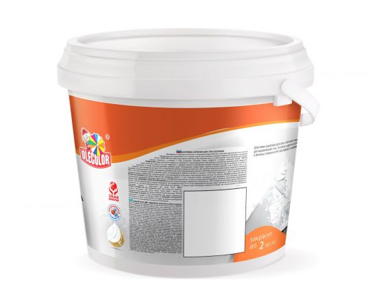Акриловая шпатлевка для стен и потолков OLECOLOR 0.9 кг 4300000915 – изображение 2