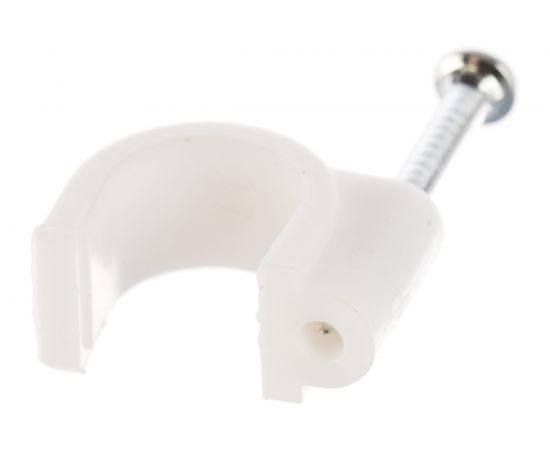 Круглая пластиковая скоба 9мм, 50шт TDM SQ0514-0016 – изображение 3