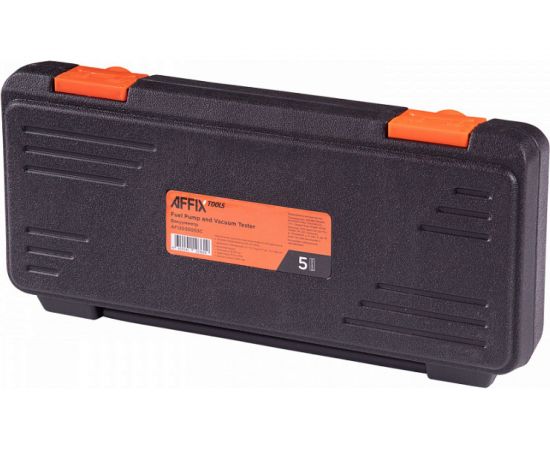 Вакуумметр AFFIX от -1 до 1 бар, комплект адаптеров, кейс, 5 предметов AF12030003C – изображение 3