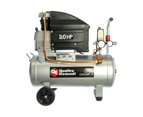 Масляный поршневой компрессор QUATTRO ELEMENTI CYCLONE-24 770-230 – изображение 3