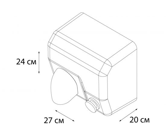 Сушилка для рук FIXSEN HOTEL 31026 032B – изображение 4