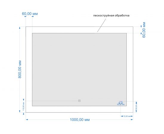 Зеркало Cersanit LED DESIGN 030 100 KN-LU-LED030100-d-Os – изображение 5