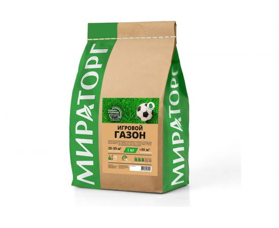 Семена газона Мираторг Игровой газон 1 кг 1010024668 