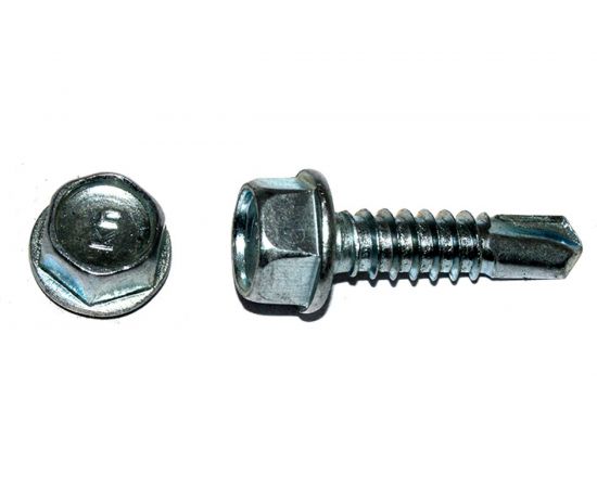 Кровельный саморез КРЕП-КОМП цинк 7мкм, без шайбы, 6.3х32, 250 шт. скбш6332ф 