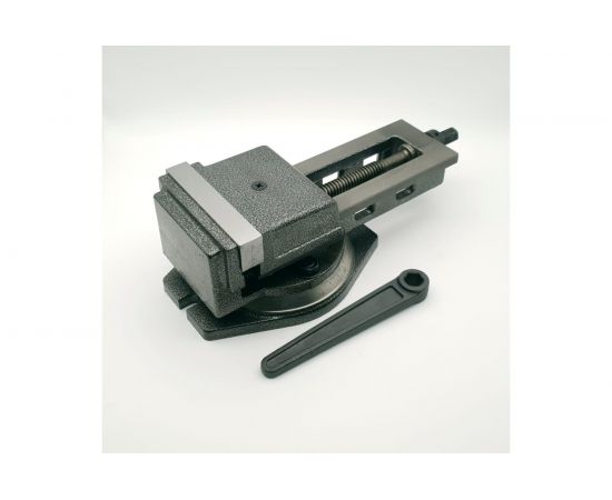 Станочные поворотные тиски ТЕХНОРЕАЛ QB136, 136 мм, с открытым винтом МА320301110 