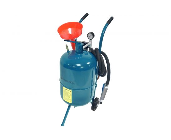 Передвижной пескоструйный аппарат напорного типа (бак 38 л, 170-710 л/мин, 4-8,5 атм) Forsage F-SB10 