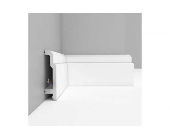 Напольный ударопрочный плинтус Stenopol 105х24х2000 мм C71155 