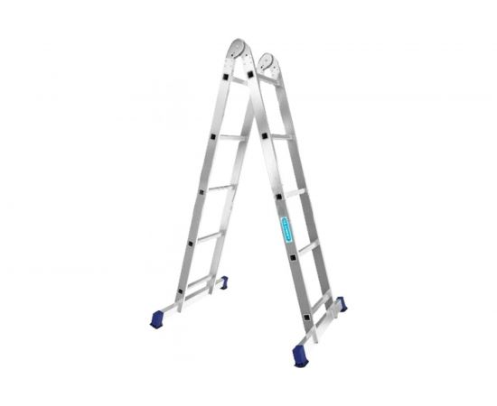 Алюминиевая профессиональная двухсекционная шарнирная лестница Алюмет Серия Т2 Т 205 