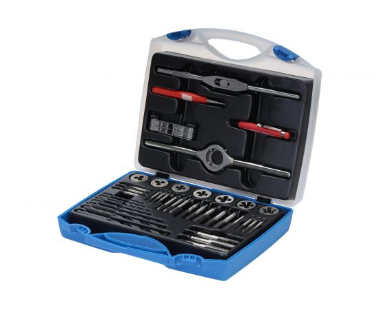 Резьбонарезной набор Bucovice Tools M 3, 39 предметов, М3-М12, в кейсе 330120 