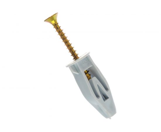 Дюбель для гипсокартона Стройбат 8х28 мм с шурупами 50 шт. 2620510/269021 – изображение 2