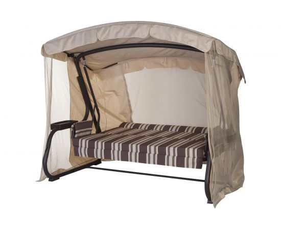 Садовые качели Удачная Мебель Мерида Премиум, цвет шоколад, A29C.322 УТ-00008420 – изображение 2