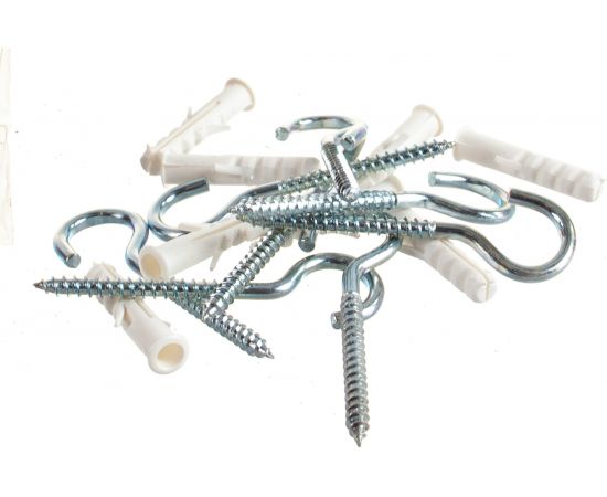 Распорный дюбель Зубр МАСТЕР тип ЕВРО с шурупом-полукольцом, 6х30 / 4х65 мм, 8 шт 30686-06-30 – изображение 2