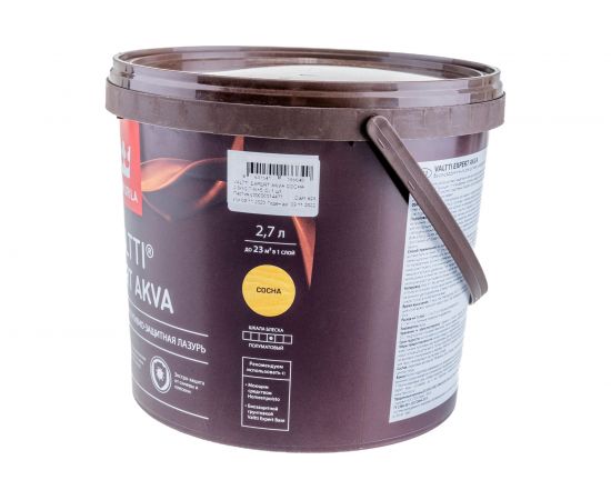 Антисептик для дерева TIKKURILA Valtti Expert Akva сосна 2,7 л 48443 – изображение 2