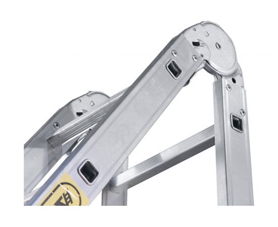 Алюминиевая профессиональная двухсекционная шарнирная лестница Алюмет Серия Т2 Т 205 – изображение 2