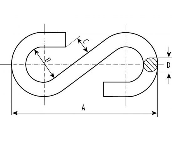 S-образный оцинкованный крюк 25 шт. (8 мм; ТФ5) Зубр 4-304565-08 – изображение 2