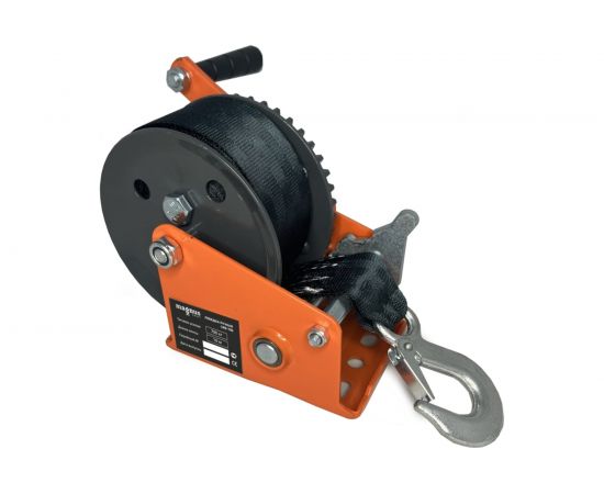 Ручная барабанная лебедка Magnus Profi LRB-700 700 кг, лента 10 м SZ060137 – изображение 2