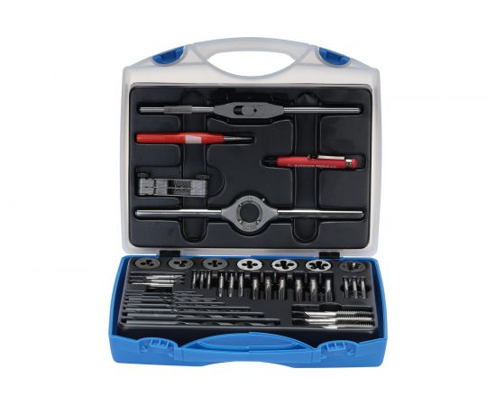 Резьбонарезной набор Bucovice Tools M 3, 39 предметов, М3-М12, в кейсе 330120 – изображение 3