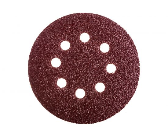 Круг абразивный шлифовальный перфорированный под липучку (10 шт; 125 мм; Р40) TUNDRA 2603073 – изображение 3