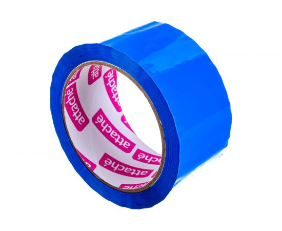 Упаковочная клейкая лента Attache 48 мм х 66 м, 45 мкм, синяя 146160 – изображение 3